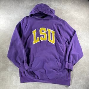 Vintage Steve & Barry’s Louisiana State University Purple Tall Pullover Hoodie